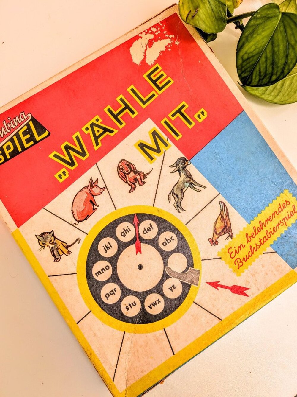 Vintage 1960s Wähle Mit Educational Spelling Game by Gordon | Complete